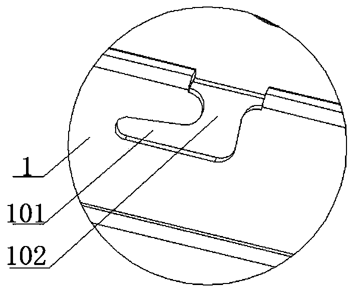 A box cover lock for disassembling and assembling a server case without tools