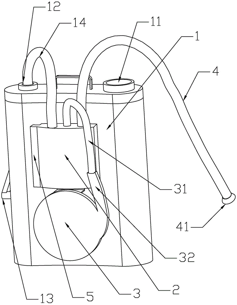 An agricultural ultrasonic atomization spraying device