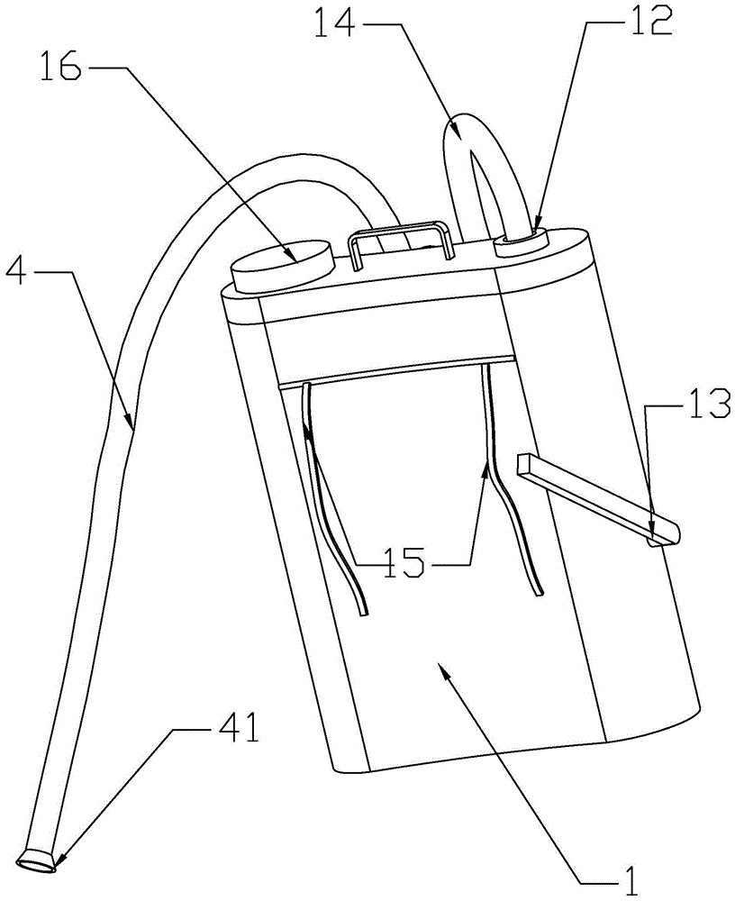 An agricultural ultrasonic atomization spraying device