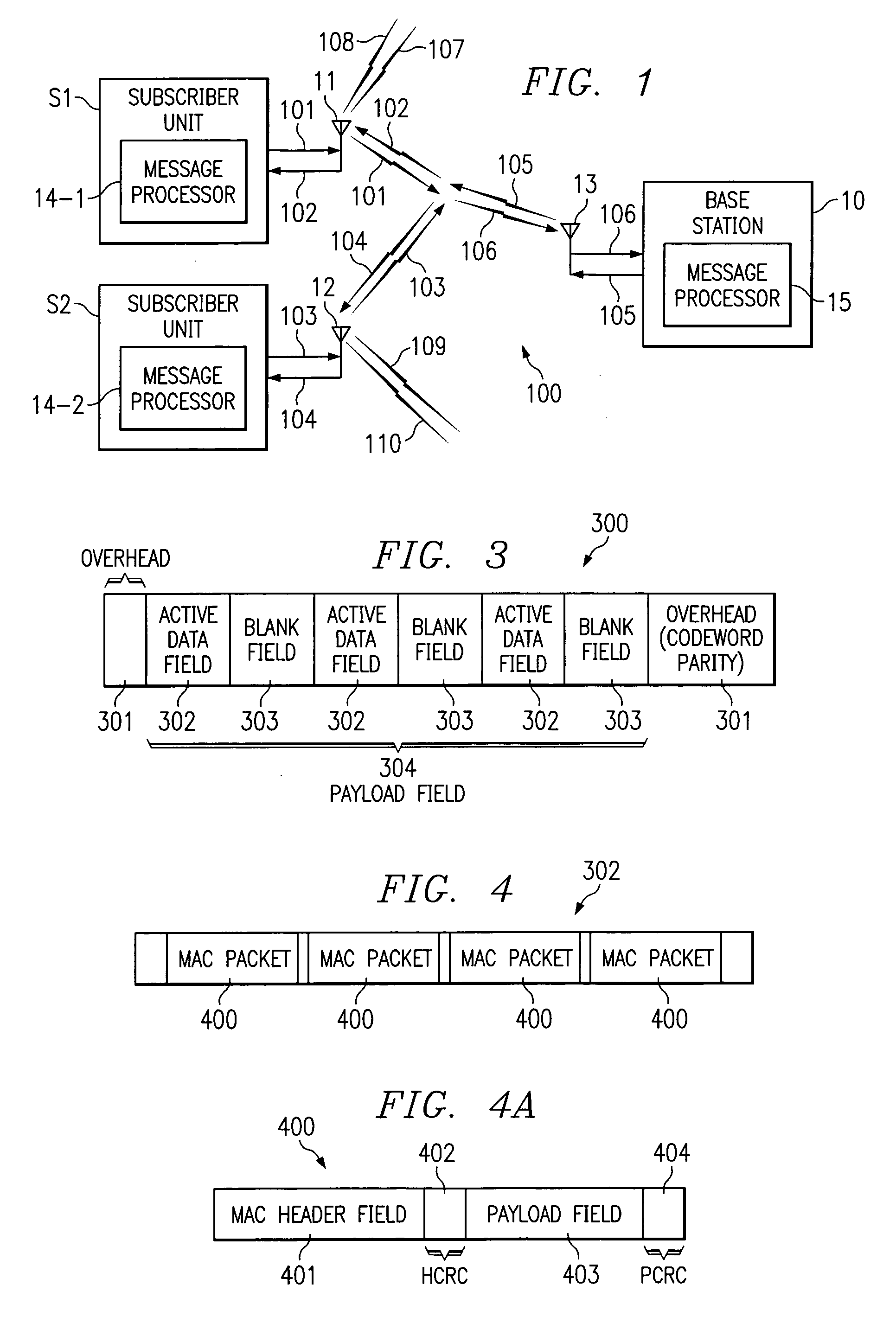 System and method for interference mitigation using adaptive forward error correction in a wireless RF data transmission system