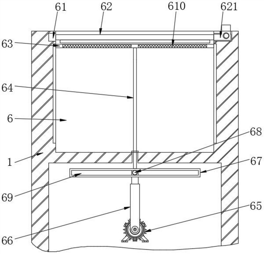 Rice crust deep-frying device facilitating material taking