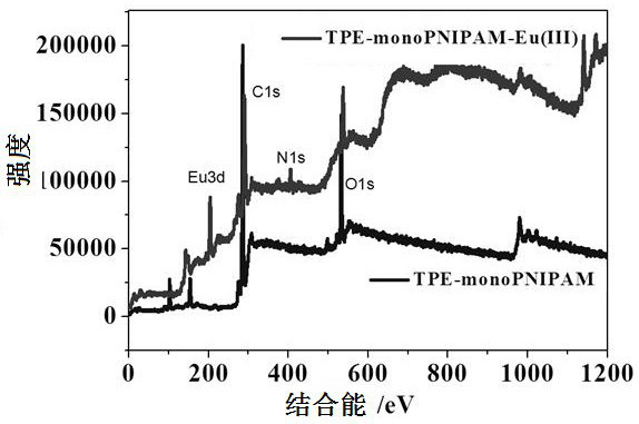 Preparation and application of a dual fluorescent polymer quantum dot material