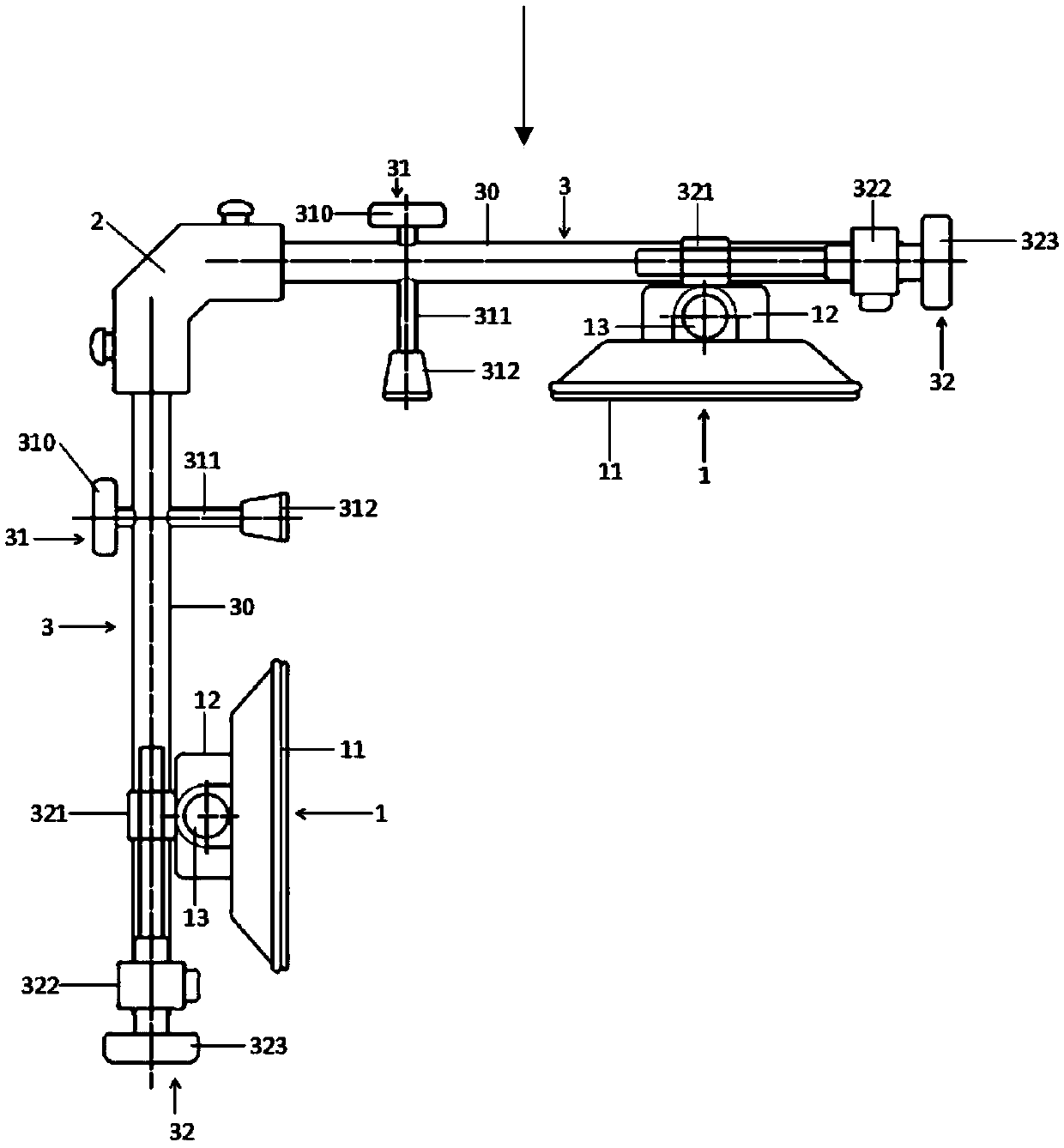 Right-angle connector for laying floors or walls