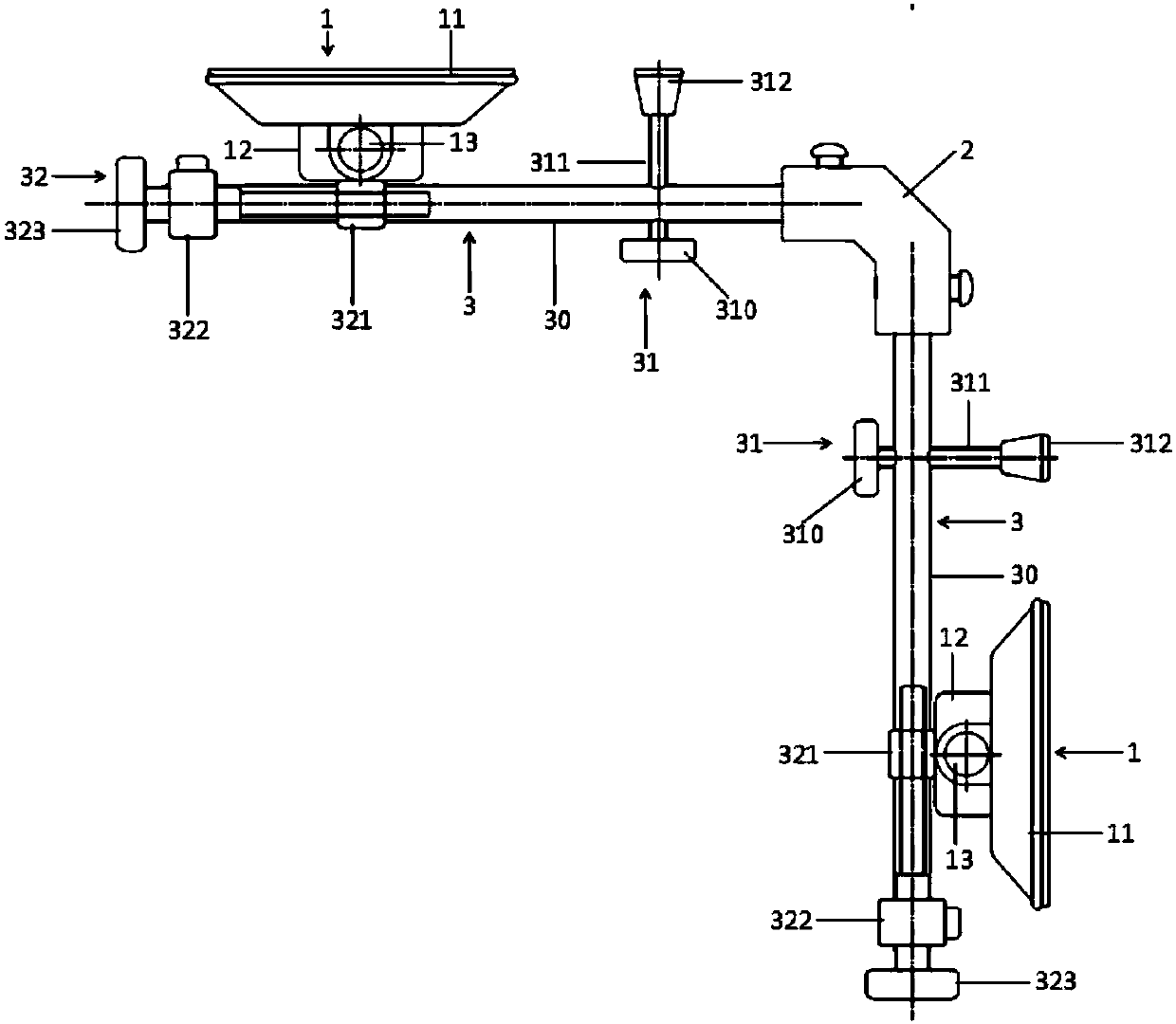 Right-angle connector for laying floors or walls