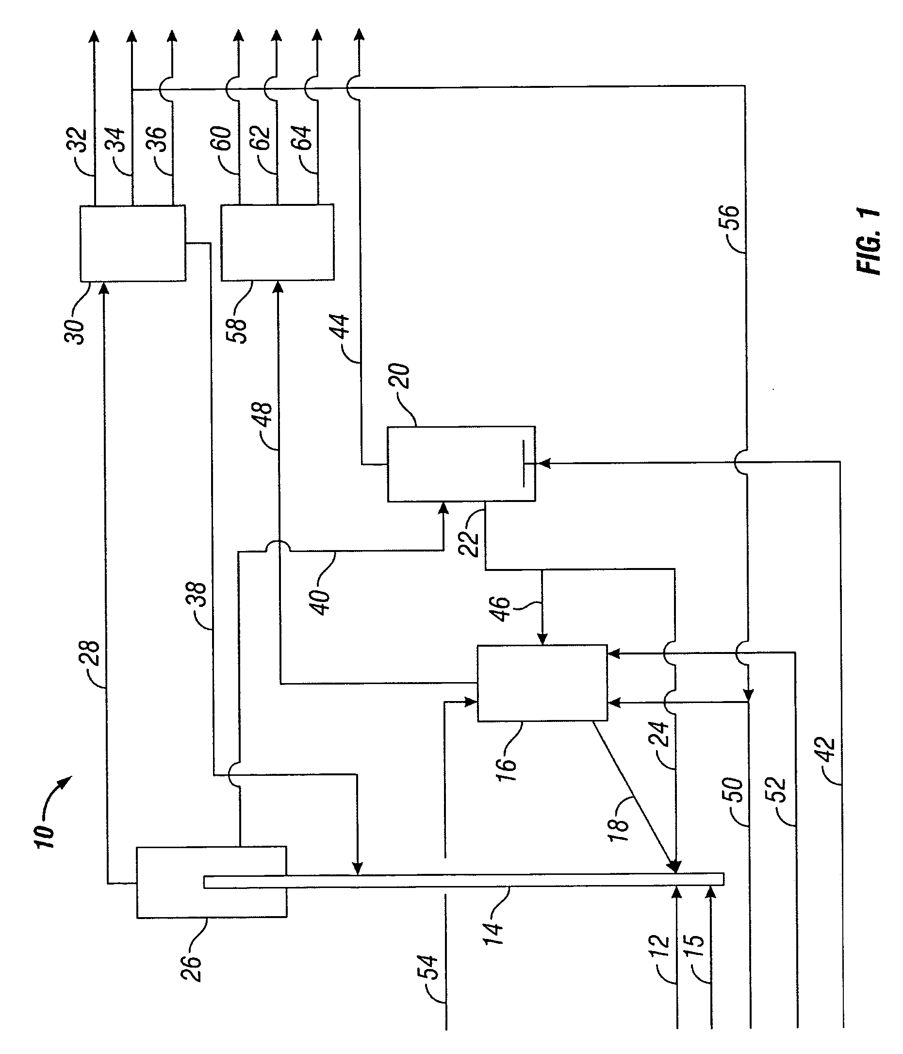 Method and apparatus for making a middle distillate product and lower olefins from a hydrocarbon feedstock