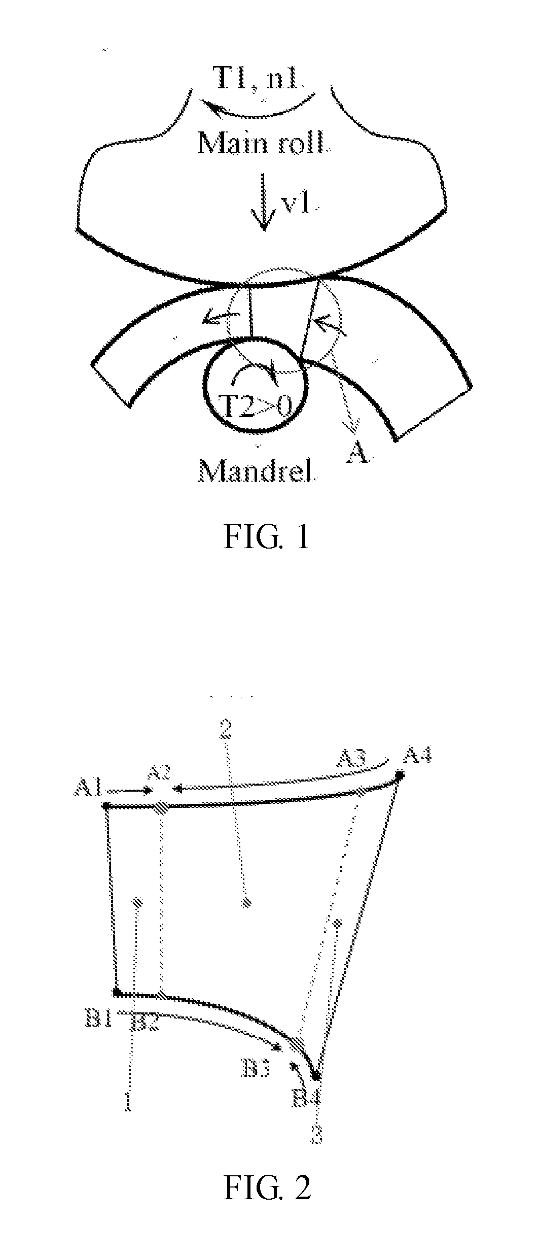 Radial ring rolling process and method for controlling strain distribution of ring products