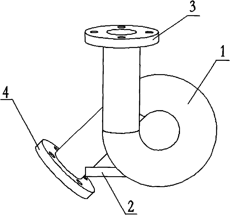 Alpha-shaped material returning valve