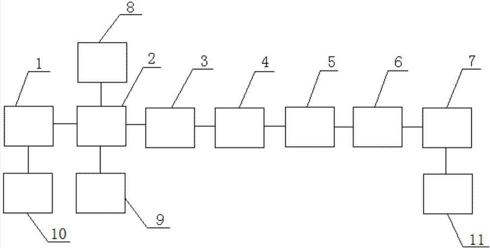 Titanium alloy wire on-line heating tension straightening device and straightening method