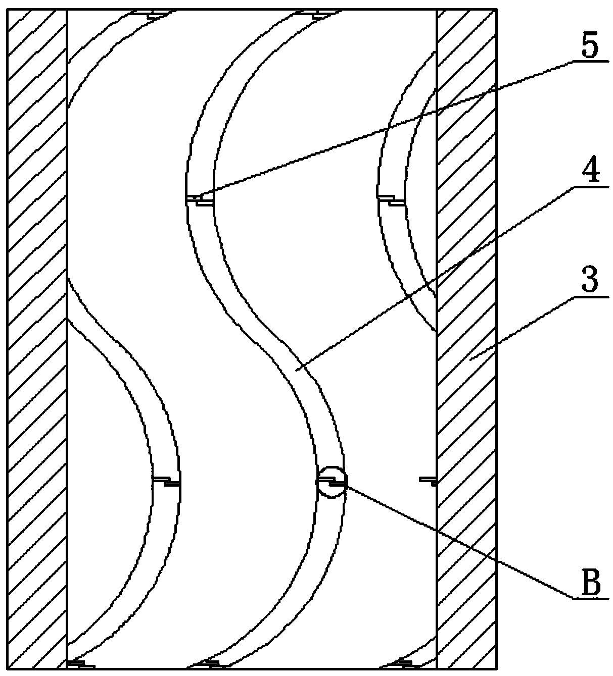 Computerized embroidery machine thread combing structure