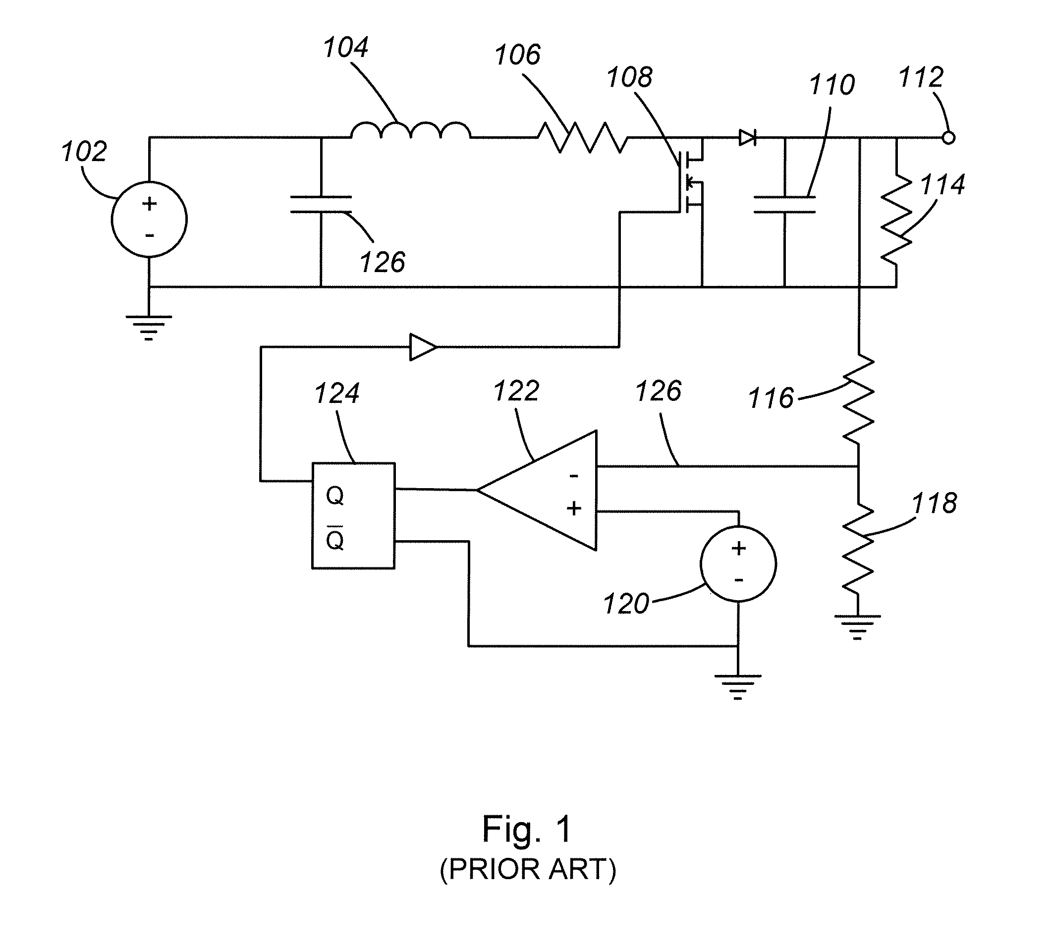 Variable on-time control method for high light-load efficiency, small output voltage ripple, and audible-noise-free operation