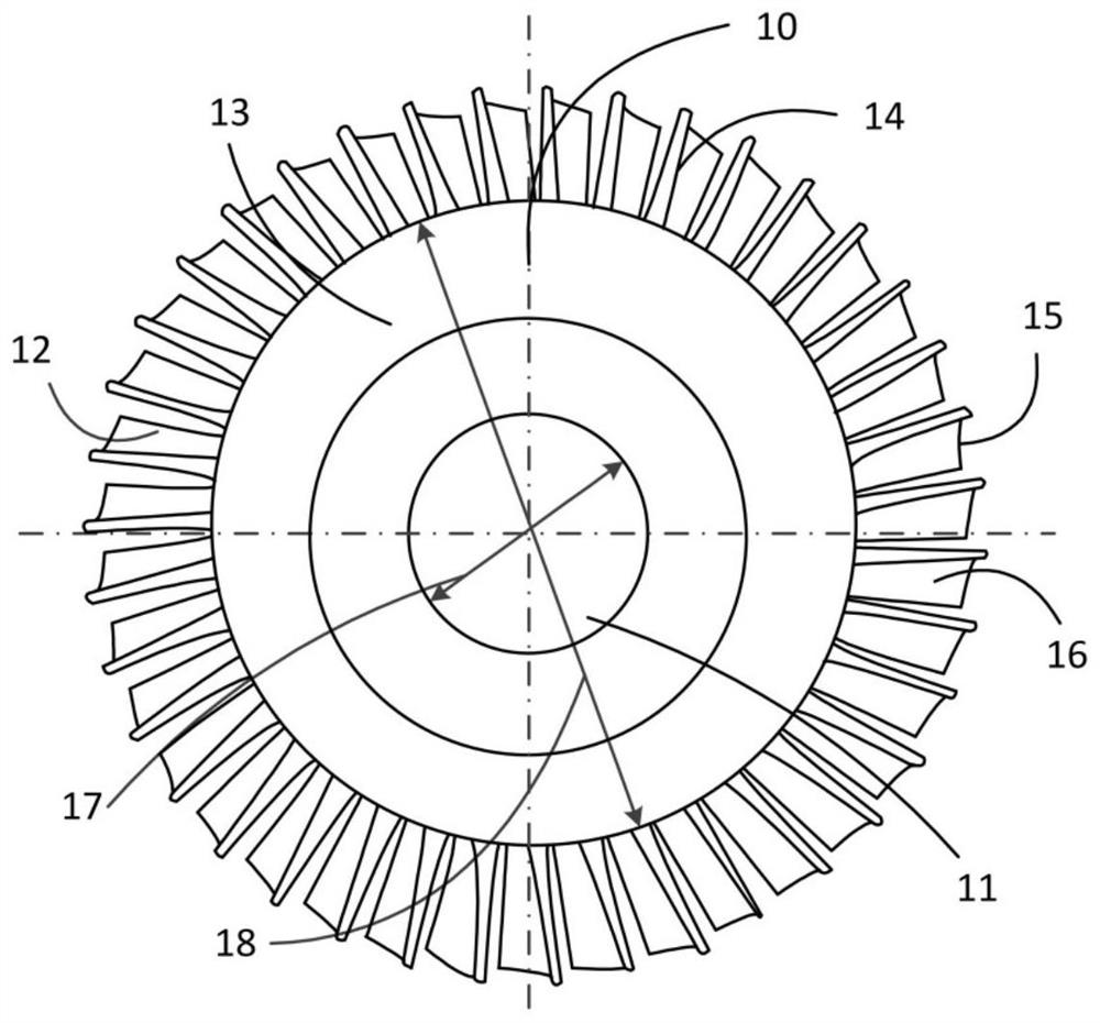 A coating device for single-wheel integral blisk of axial-flow compressor