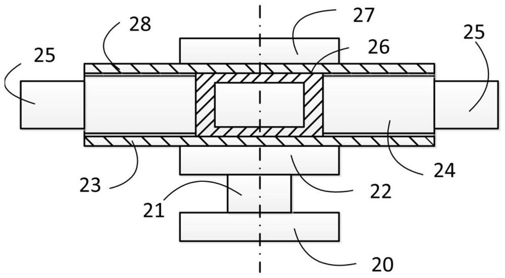 A coating device for single-wheel integral blisk of axial-flow compressor