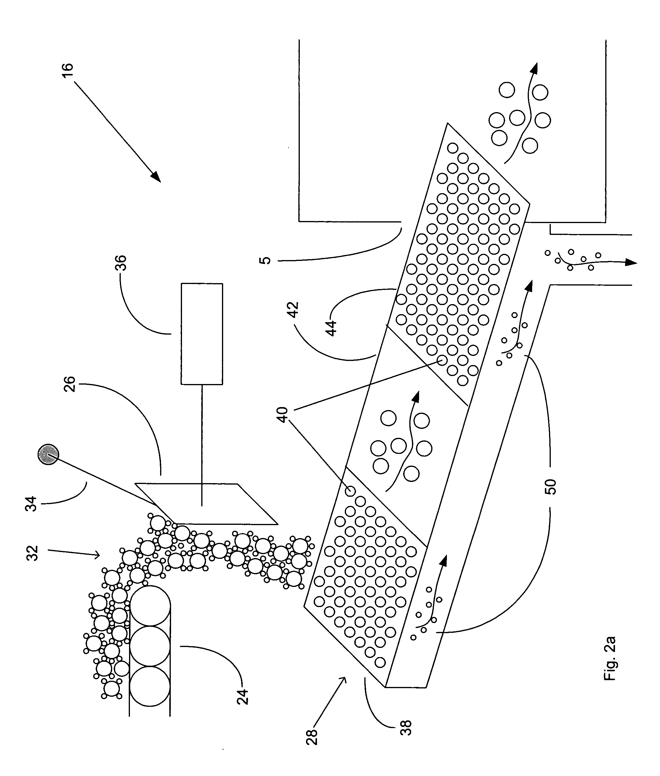 Apparatus and process for control of rotary breakers