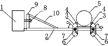 Device for mounting sleeve on coiler mandrel