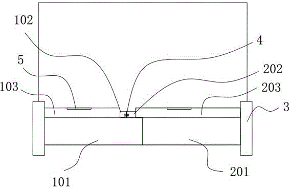 Elevator door foreign matter jamming preventing structure