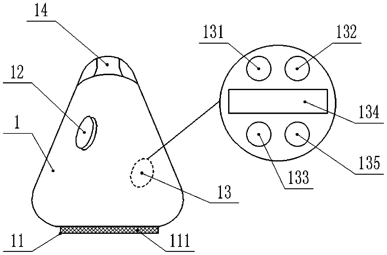 Severe sleep apnea syndrome treatment device for sleep