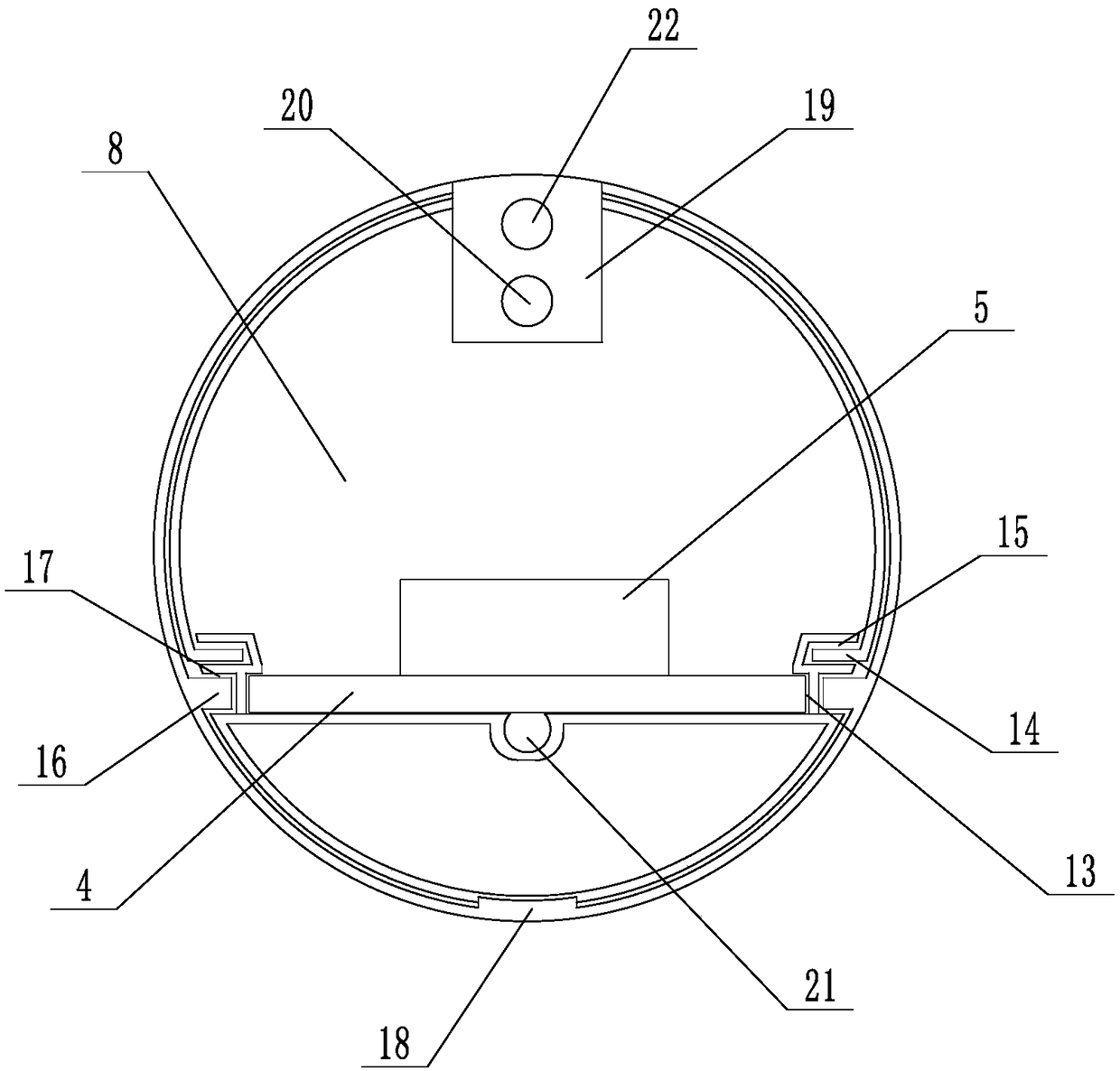 LED (Light Emitting Diode) lamp tube with built-in power supply