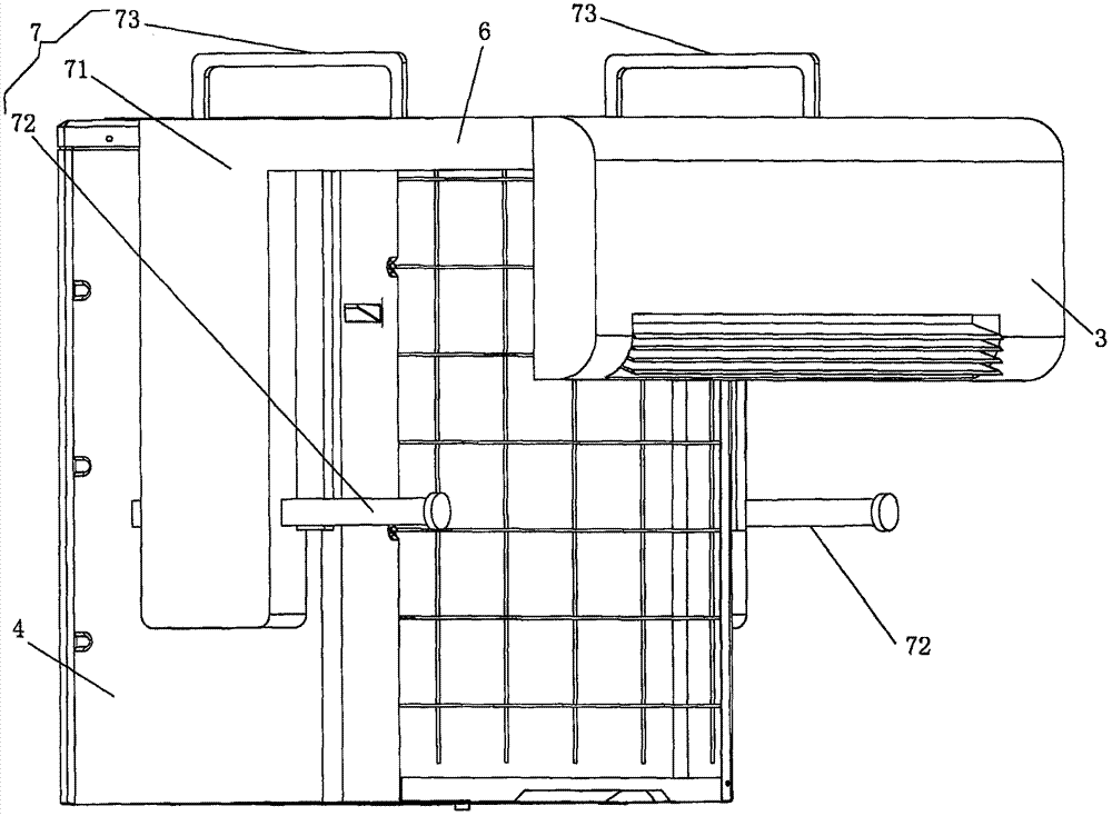 Novel window air conditioner and installing structure thereof