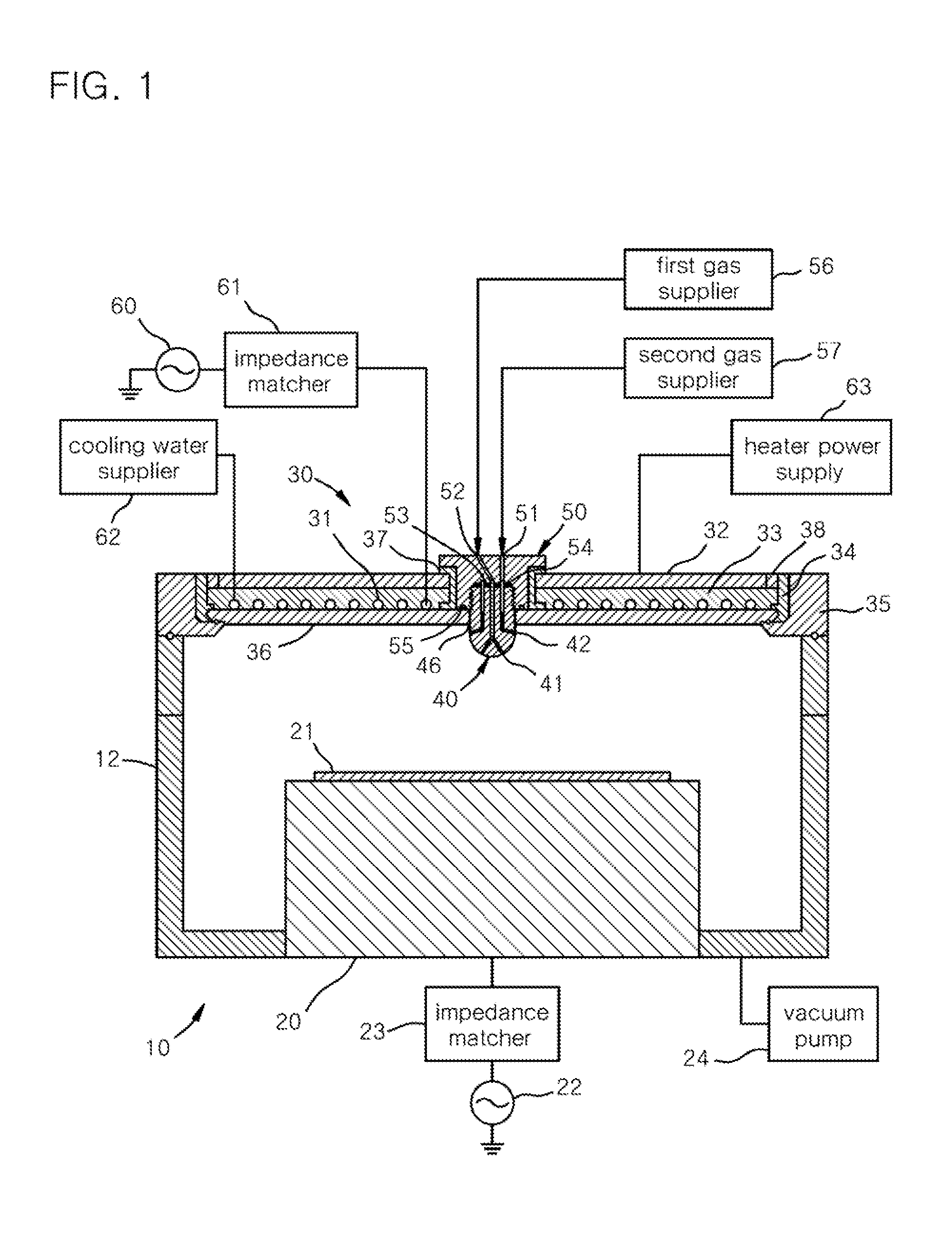 Antenna assembly and a plasma processing chamber having the same