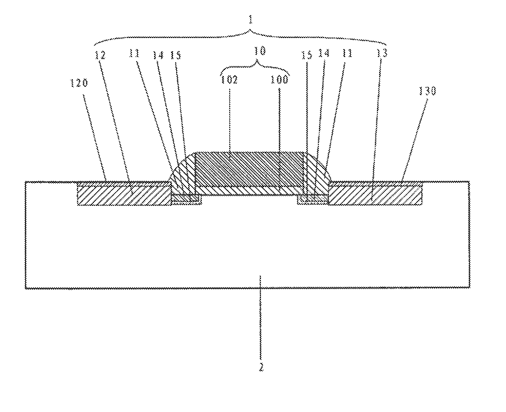 MOS transistor for reducing short-channel effects and its production