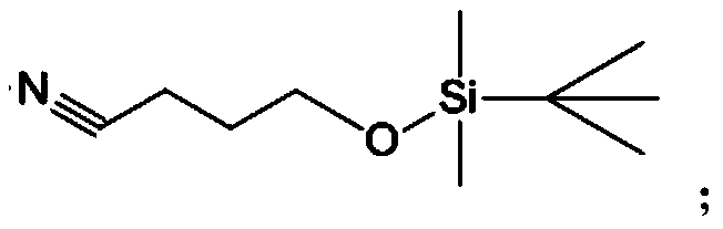 Application of siloxane-containing nitrile compounds in battery electrolyte