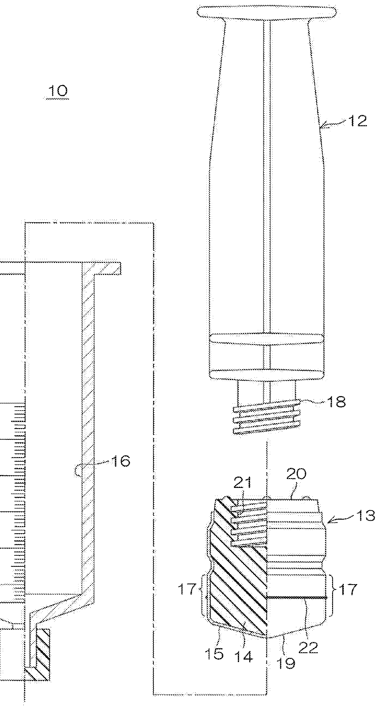 Medical syringe