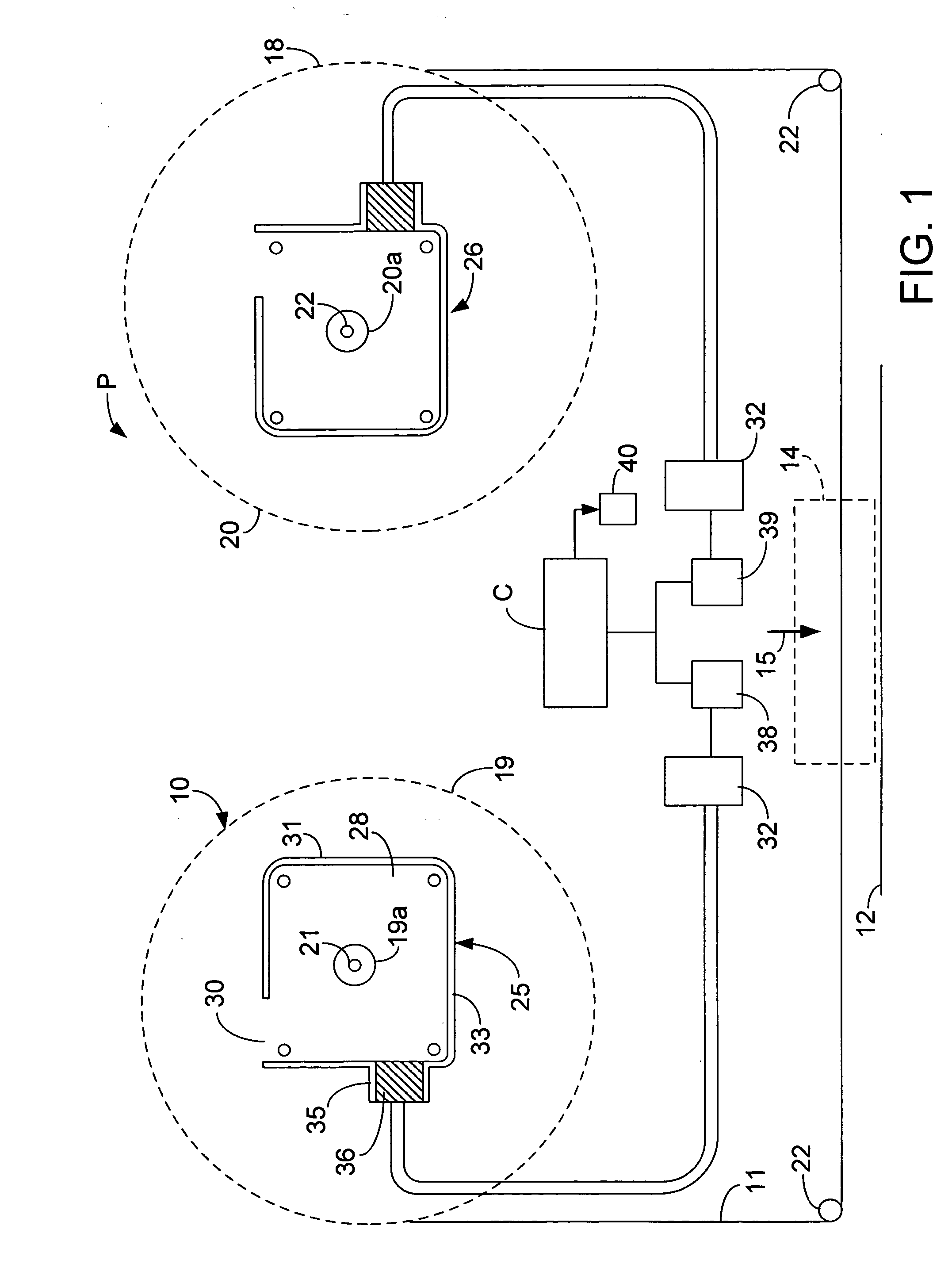 Apparatus for controlling a ribbon transport mechanism