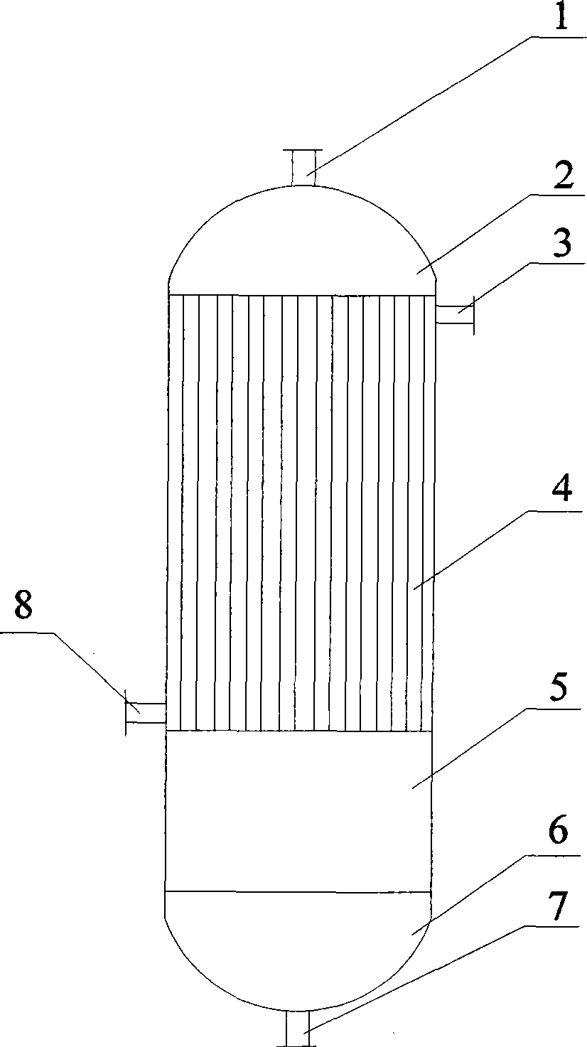 Reactor for exothermic reaction and application of reactor