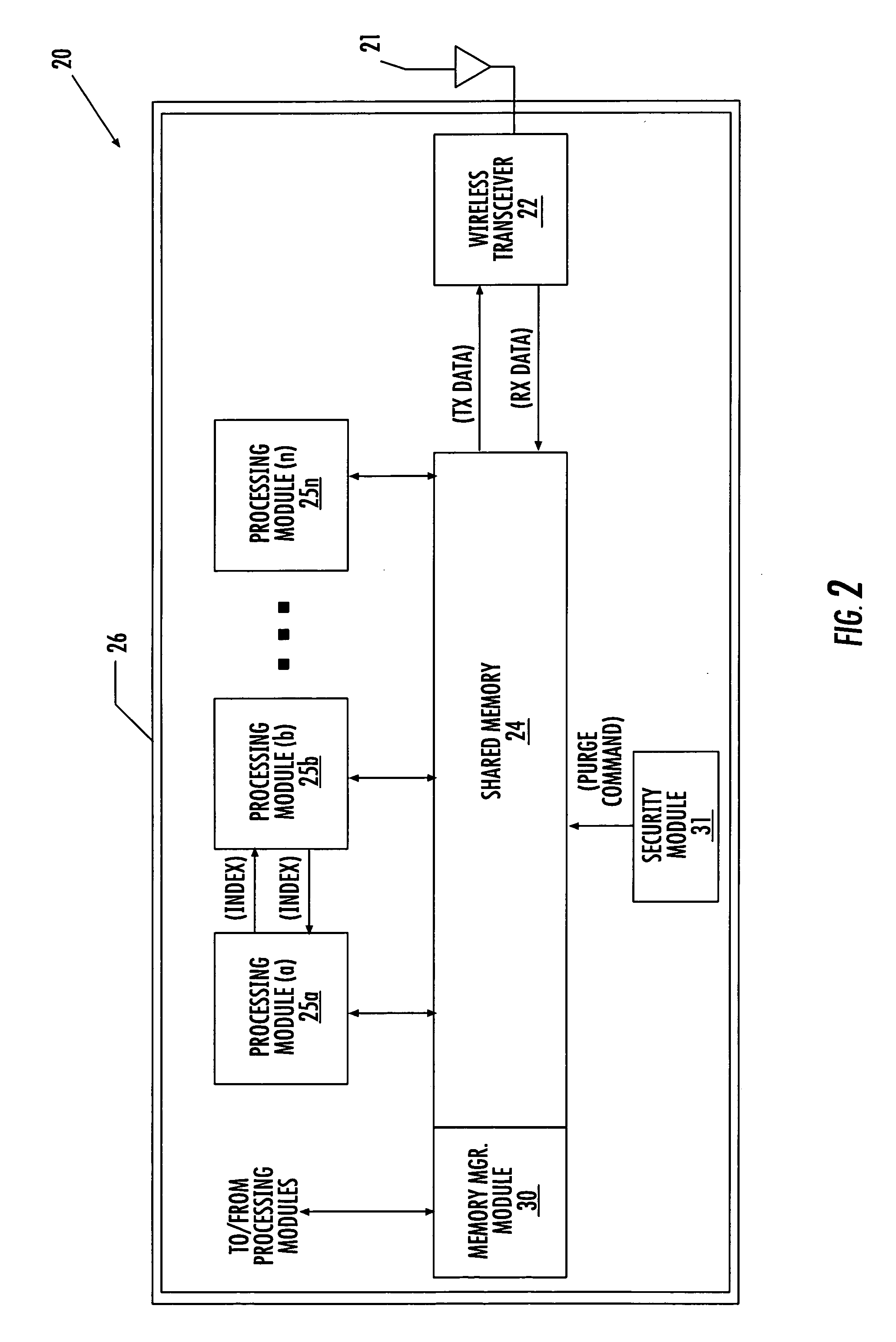 Mobile wireless communications device providing data management and security features and related methods