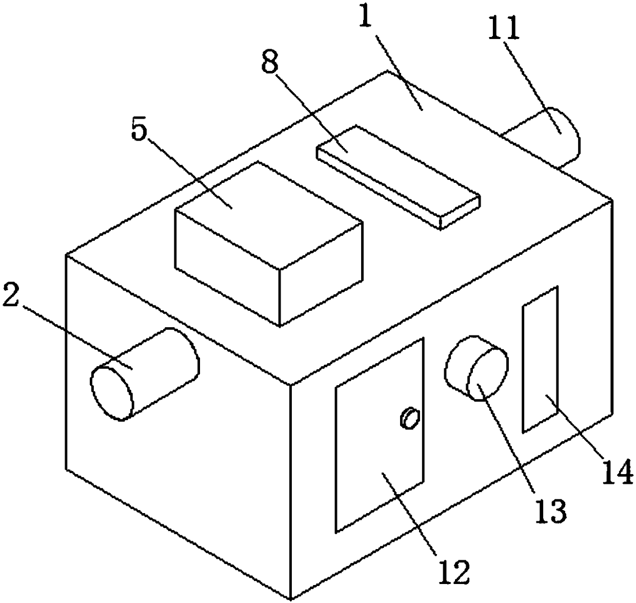 Vehicle exhaust treatment device