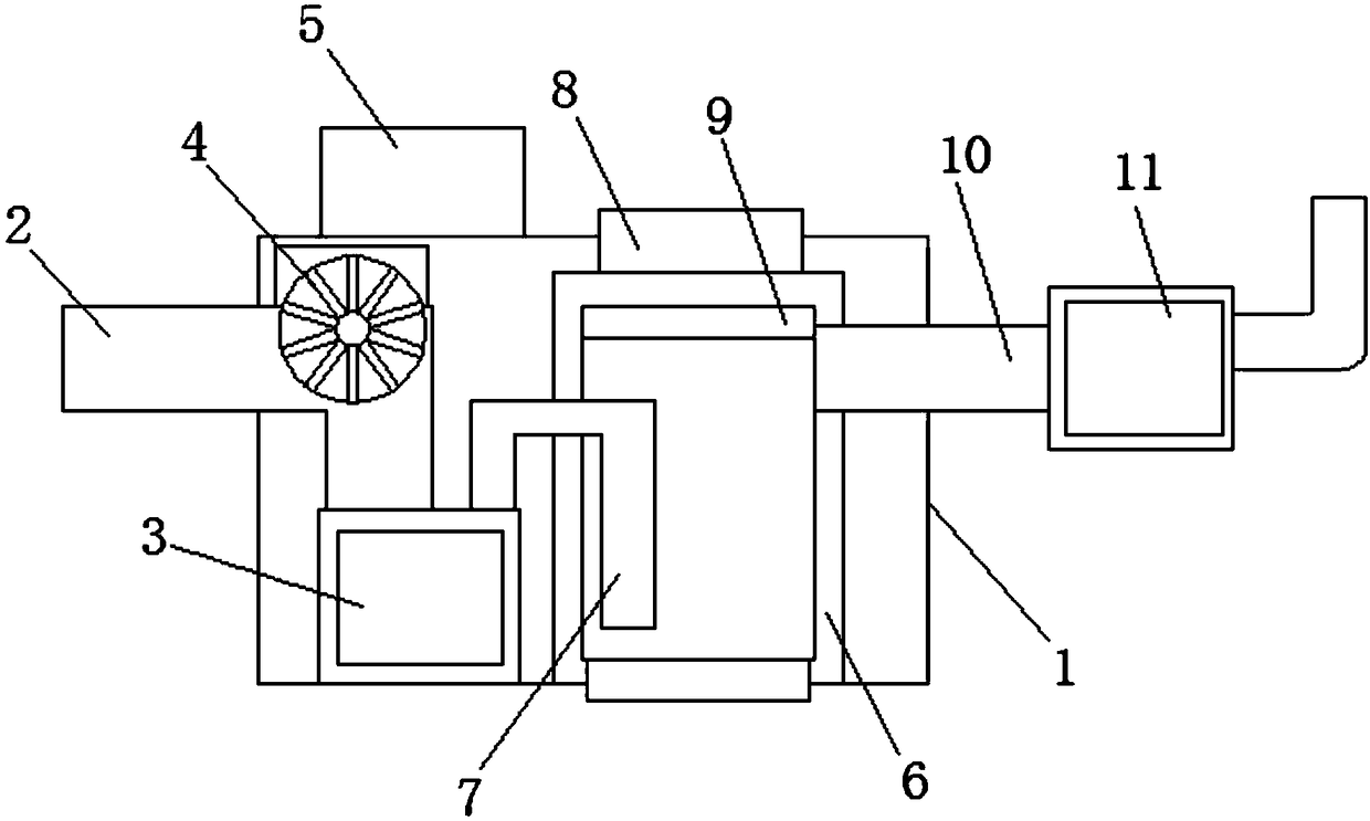 Vehicle exhaust treatment device