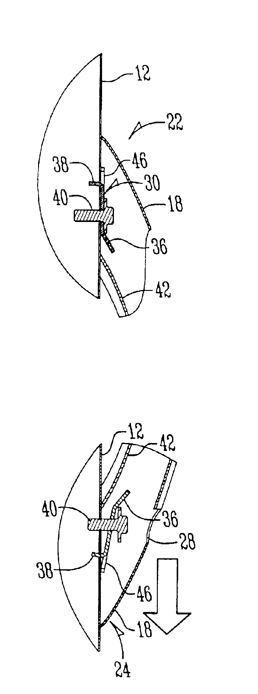 Apparatus, method and device for attaching hydroformed handle to an appliance