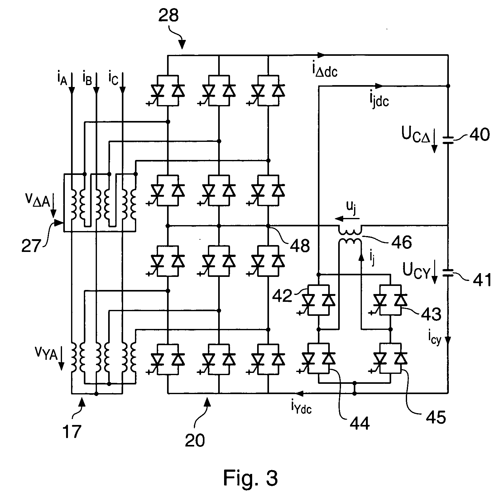 Multi-pulse converter circuits