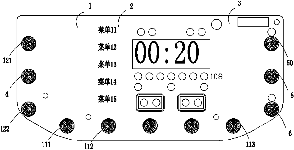 Control method, device and system of display panel and cooking appliance