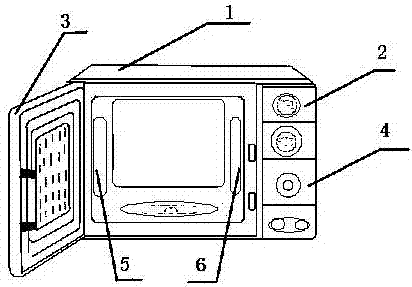Microwave oven with high-voltage electrostatic preservation thawing device
