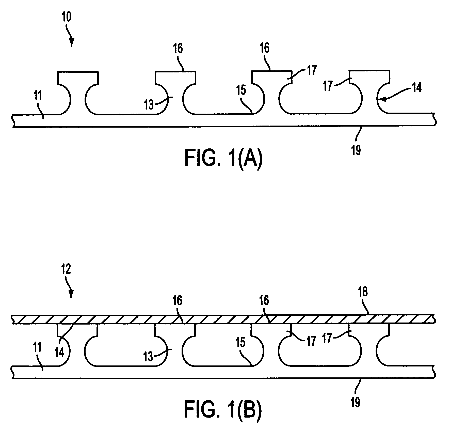 High-flow void-maintaining membrane laminates, grids and methods