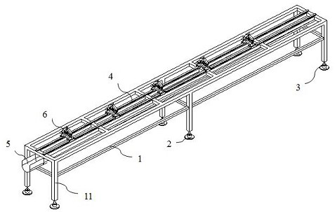 Auxiliary device for processing brake pipeline