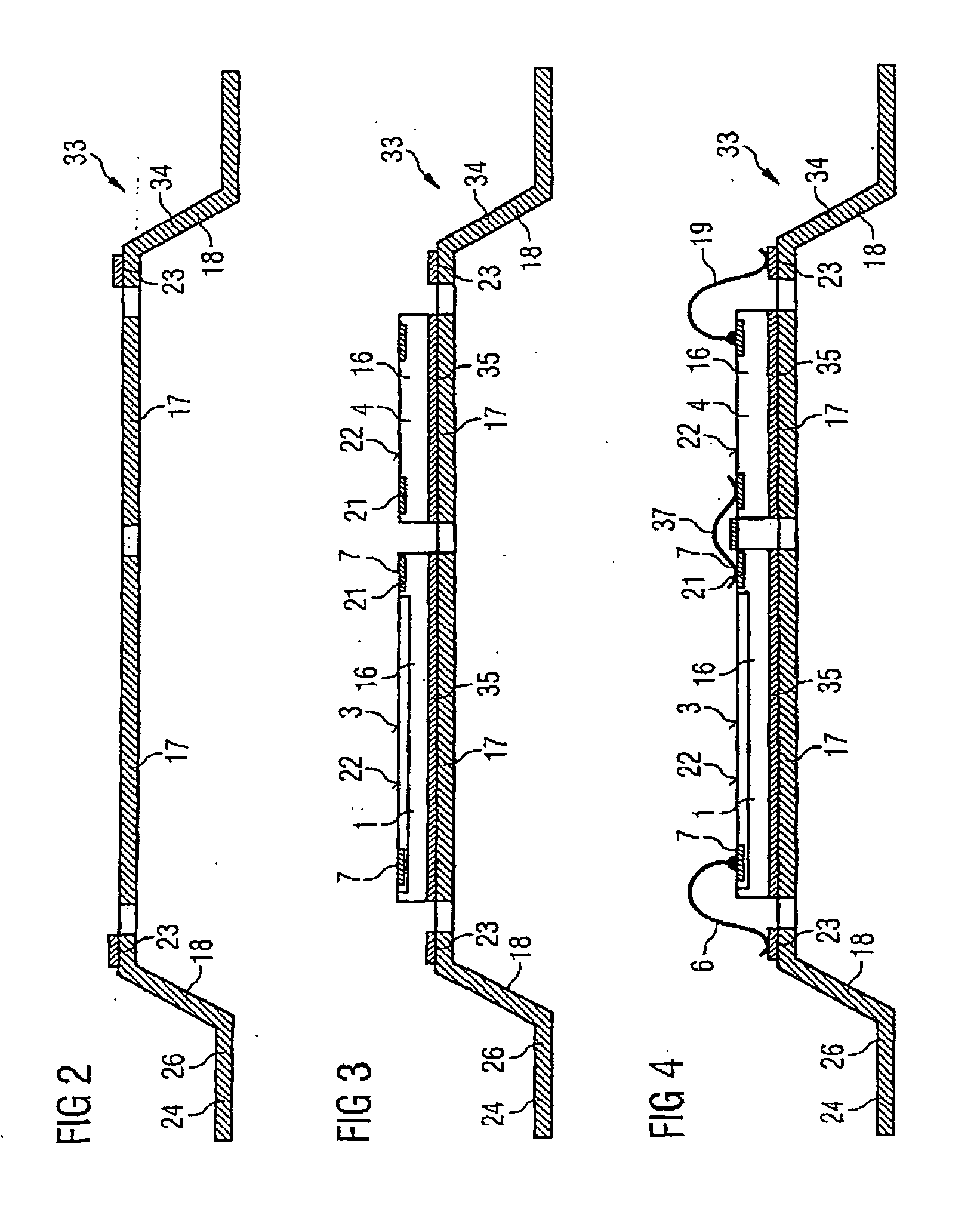 Semiconductor module with a semiconductor sensor chip and a plastic package as well as method for its production
