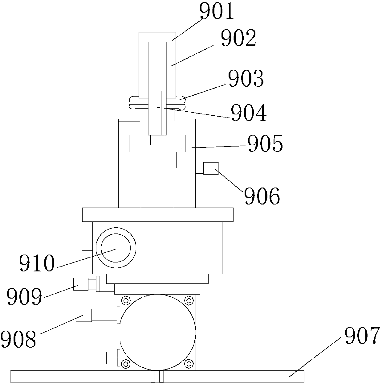 Large flow low disturbance constant temperature trace quantity thermal conductivity detector