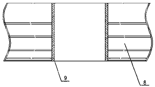 Anti-rolling water tank capable of improving wind and wave resistant ability of ship