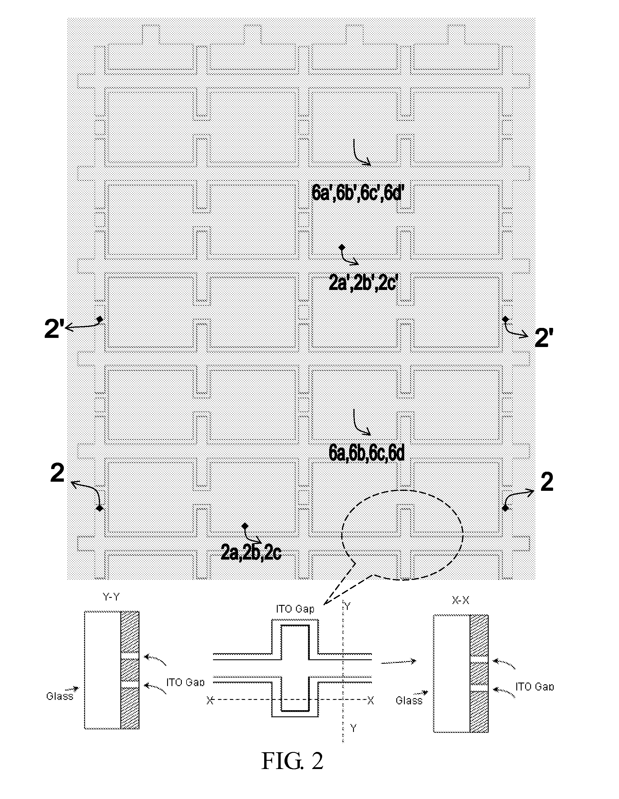 Structure and the associated manufacturing process for a single-sided multi-layer mutual capacitance touch panel