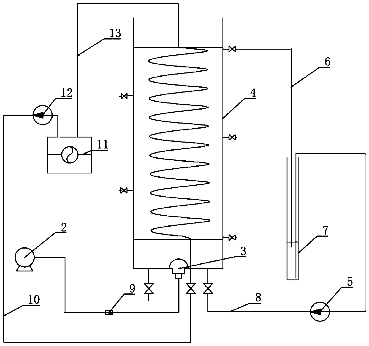 A kind of method utilizing microorganism immobilization to prepare polyferric sulfate