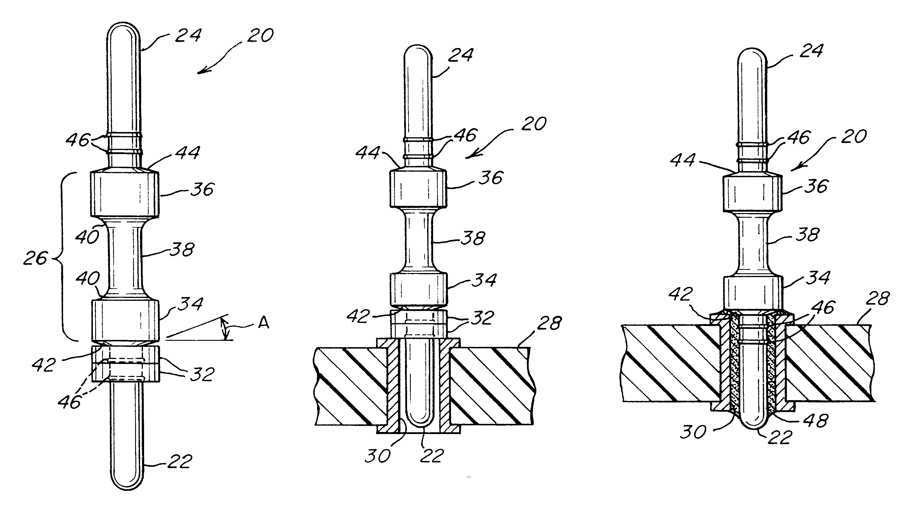 Electrical contact for a printed circuit board