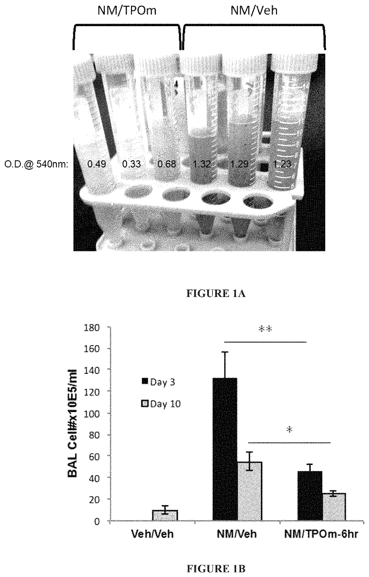 Methods of mitigating toxic effects of vesicants and caustic gas