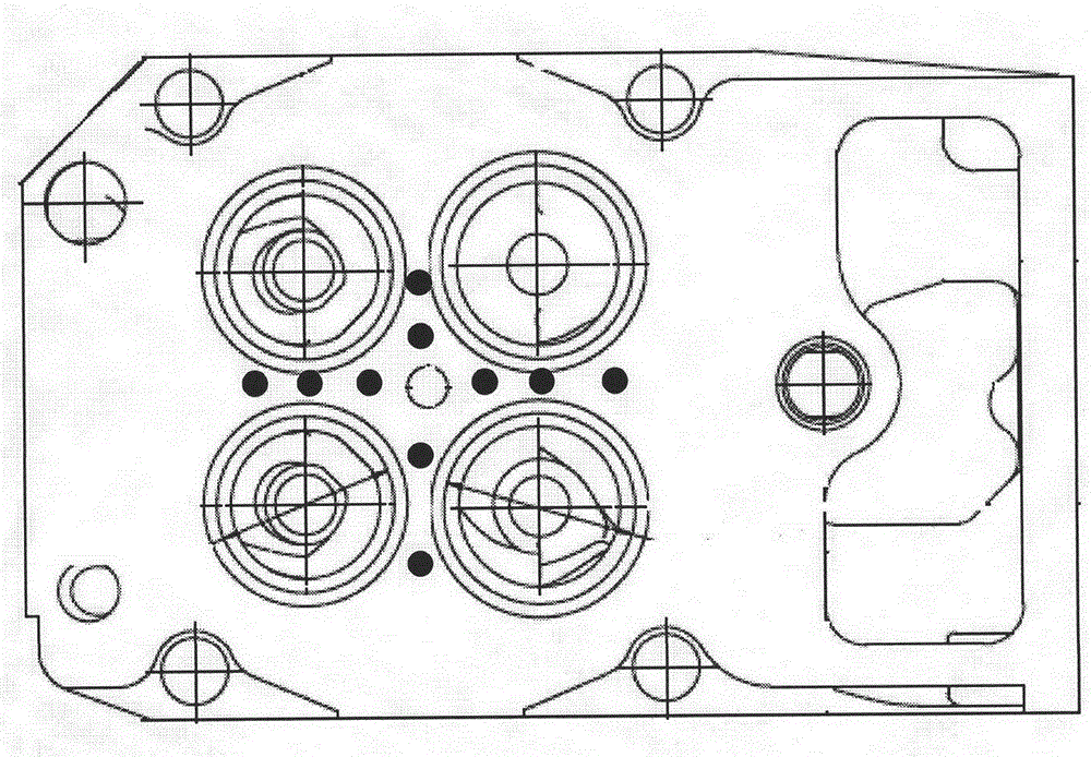 Method for testing laser heat load of cylinder cover