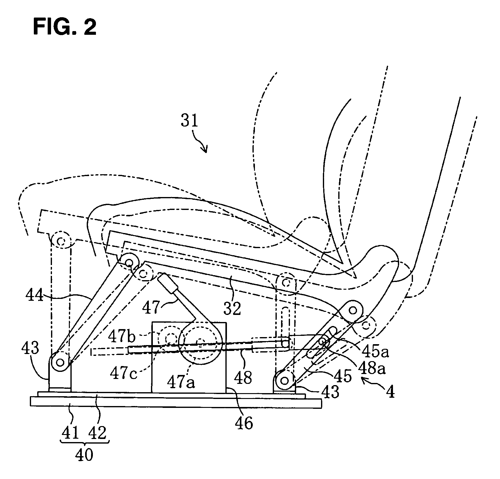 Driving position adjusting device for automotive vehicle