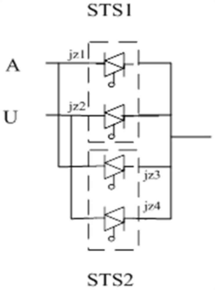 Static switch parallel connection method