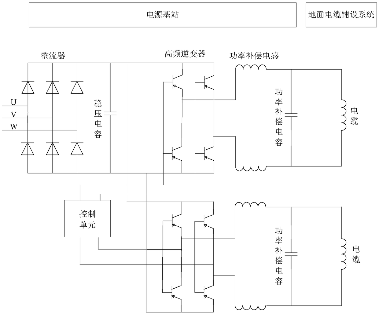 Electromagnetic induction power transfer system