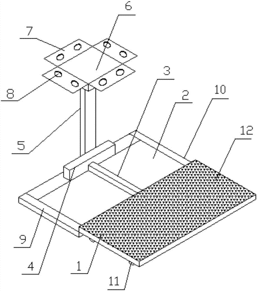 Front threshold body device of automobile