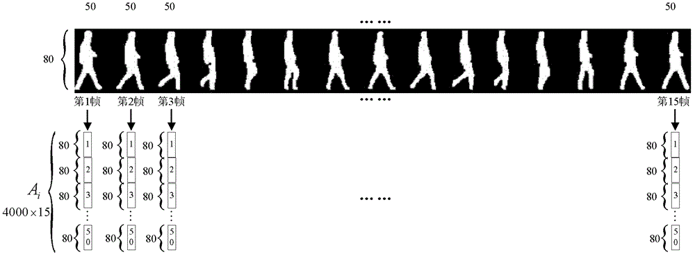 Human behavior identification method based on non-negative matrix decomposition and hidden Markov model